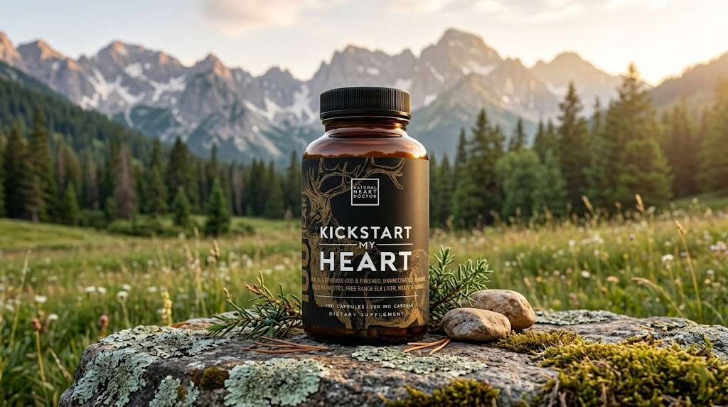 Kickstart My Heart Bottle in a natural New Zealand setting.