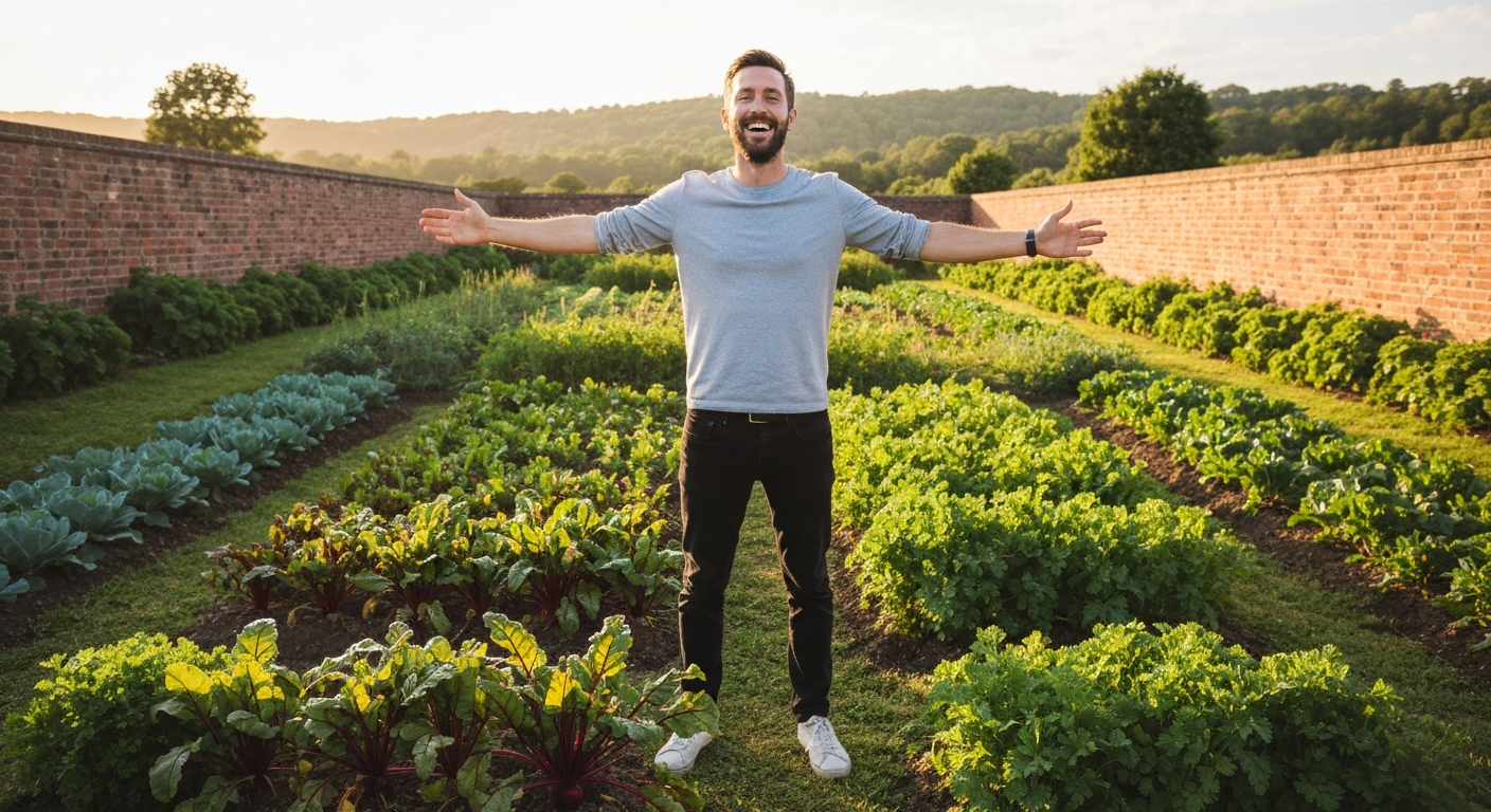 Person thriving outdoors representing optimal heart health and natural living